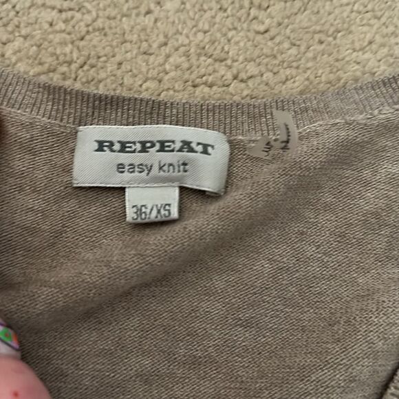 Repeat XS Tan Brown Sweater New - Picture 2 of 4